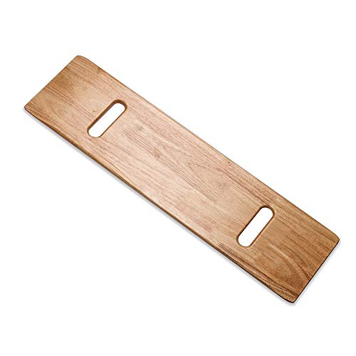 Wooden Slide Transfer Board with Handles, 500 lb Capacity, 30 x 8 x 0.7 W890