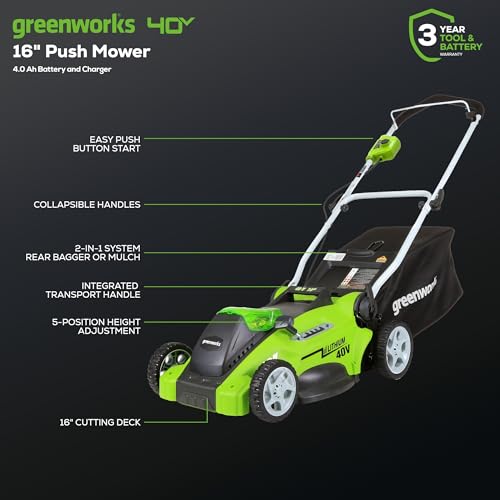 40V 21" Brushless Cordless Self-Propelled Lawn Mower with 5.0Ah Battery and Charger T84728
