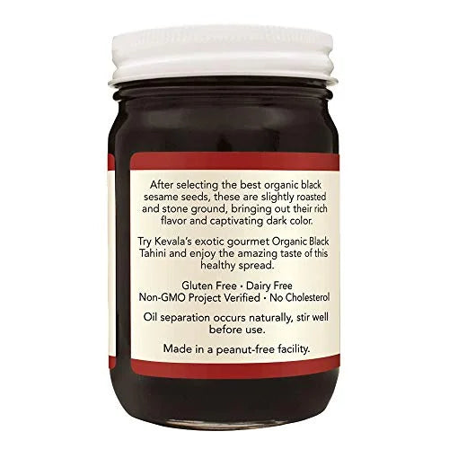 Organic Black Sesame Tahini 12oz (3 Pack) Y880460