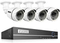 4 Channel 1080P Security Camera System with 4 Weatherproof Cameras C8291