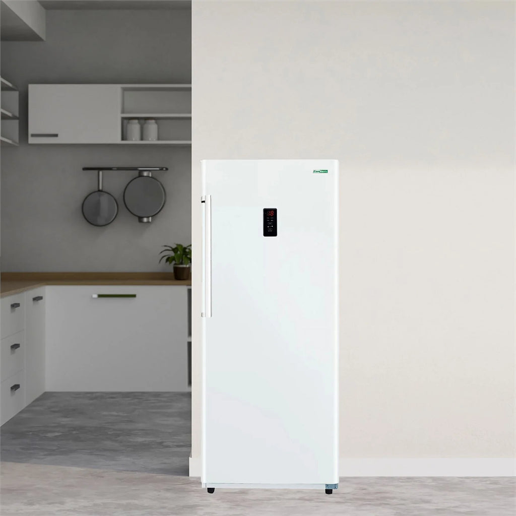 17 cu.ft. Convertible Upright Freezer/Refrigerator in white G8358