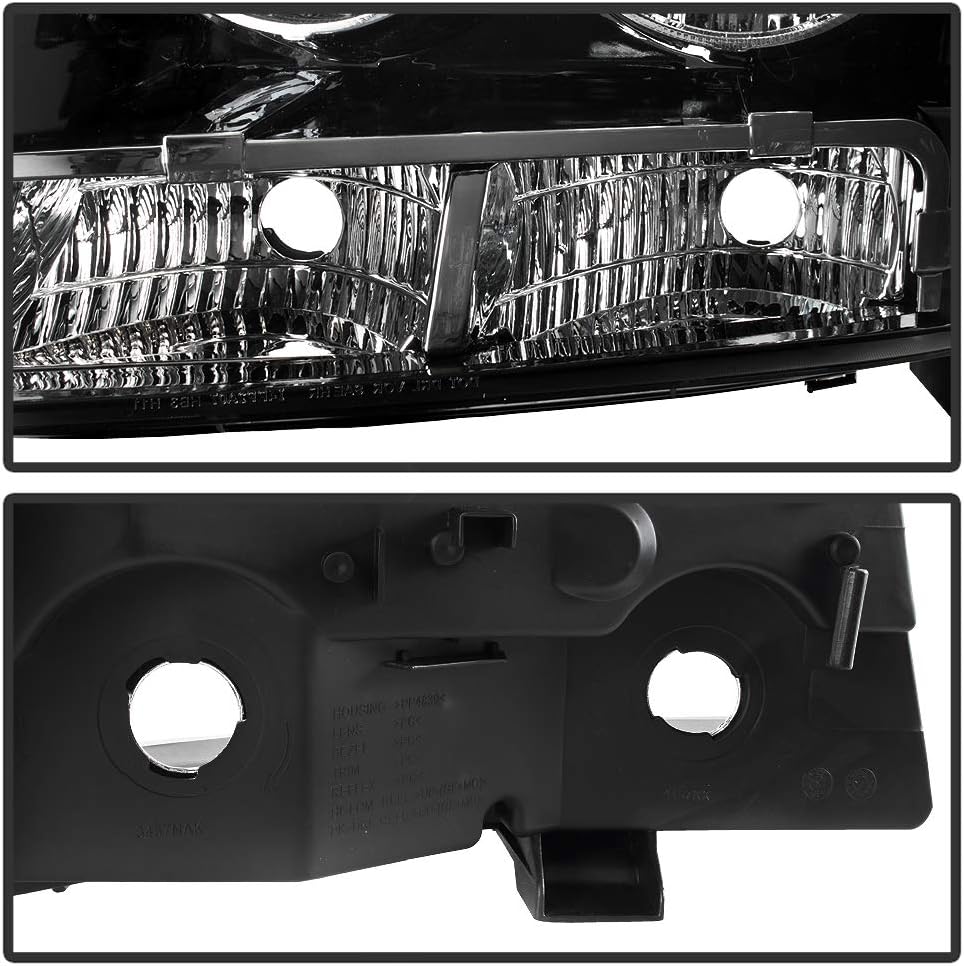 Black Headlights Driver + Passenger Side S299855