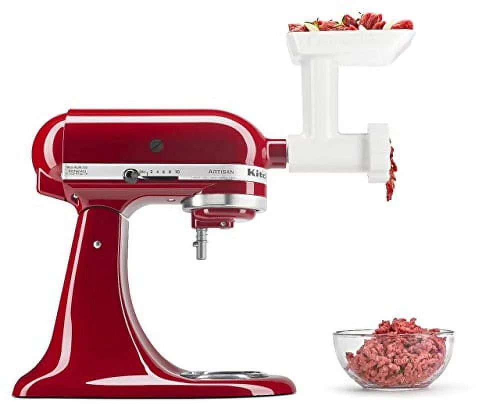 White Food Grinder Attachment R868