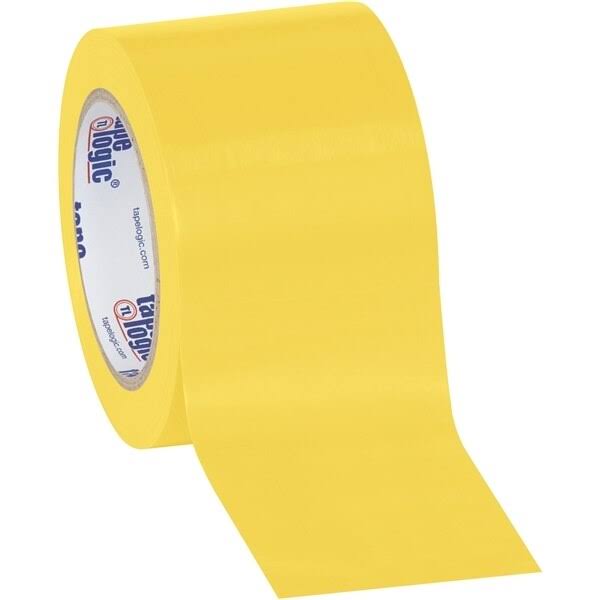Yellow Solid Vinyl Safety Tape 3x22 x 36 Yard Roll J1432