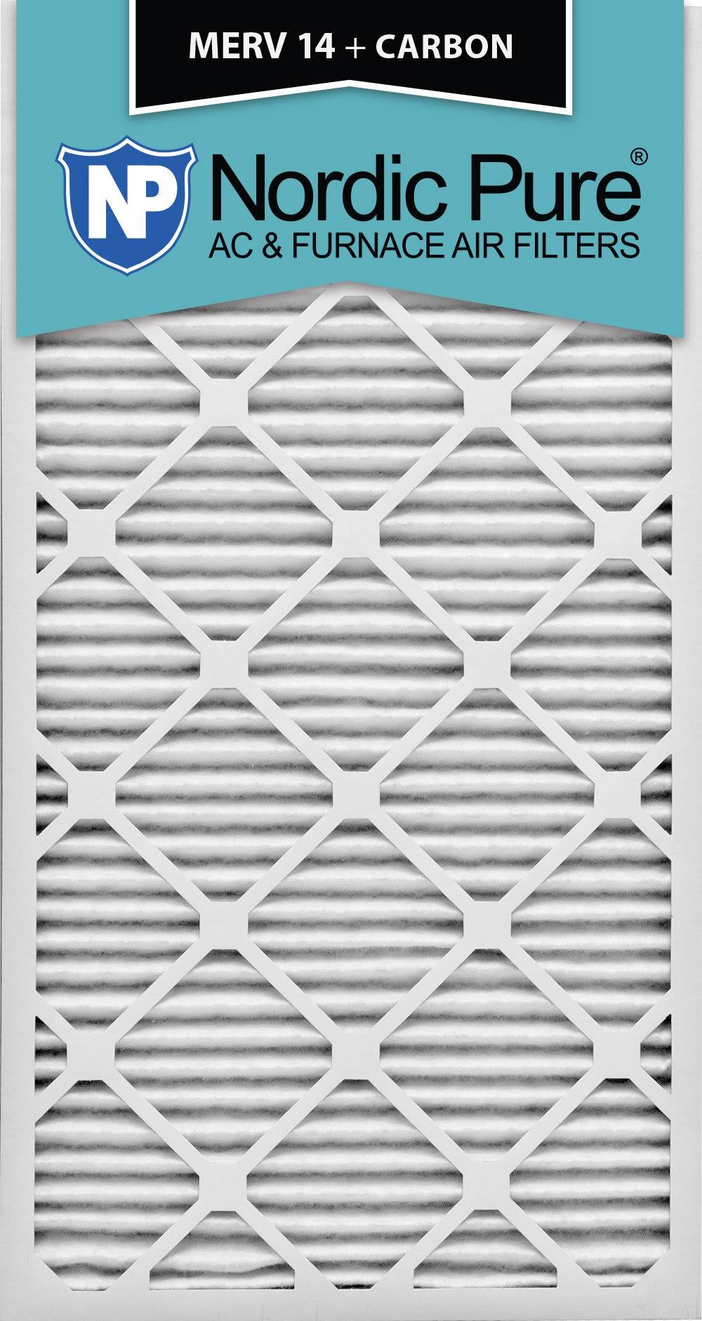 18x30x1 MERV 14 Carbon AC Furnace Filters Qty 3 Q665045