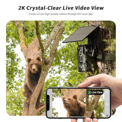 4G LTE Cellular Trail Camera with Live Streaming and Solar A329693