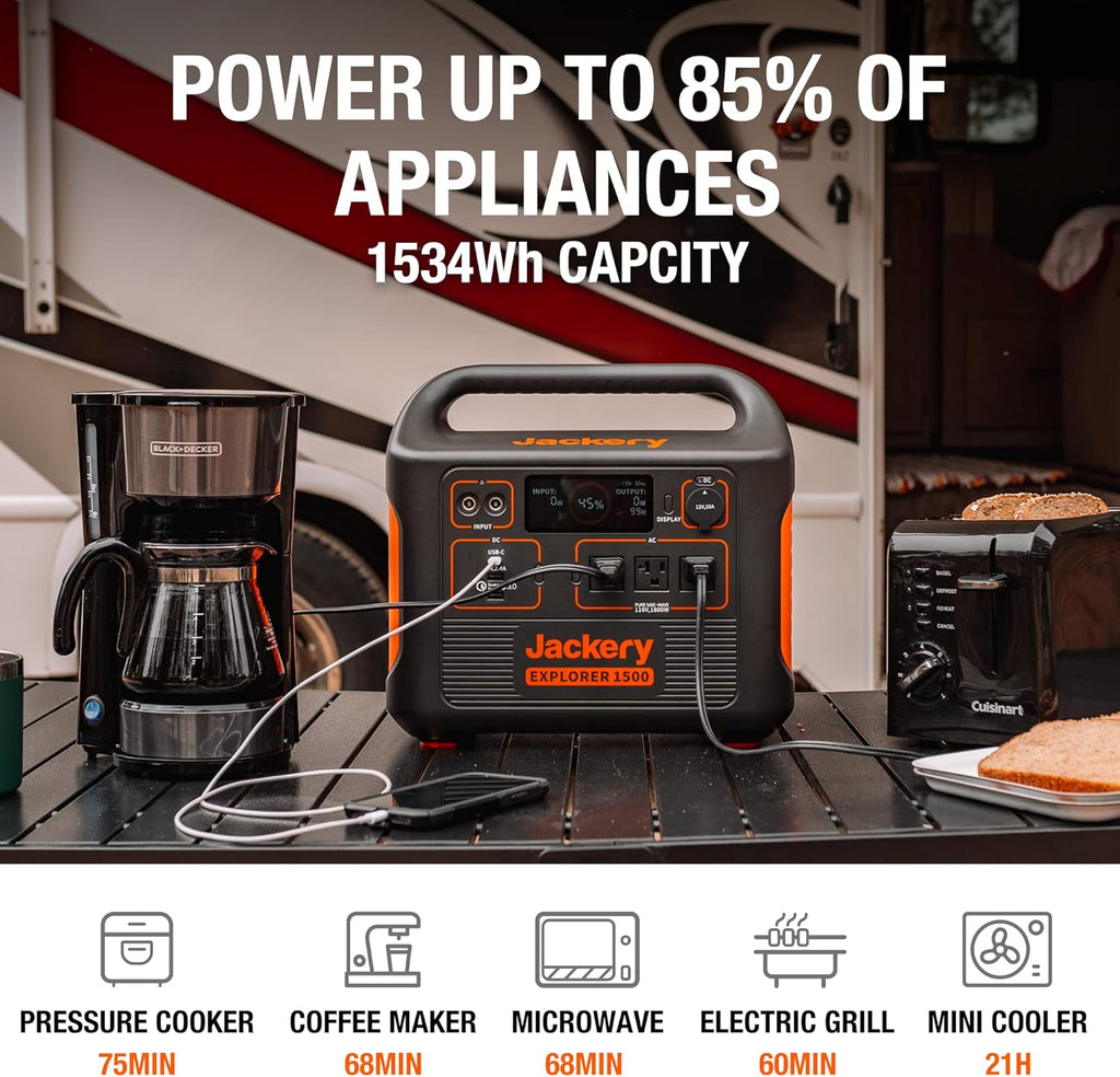 1800W Solar Generator with 3 AC Outlets O606