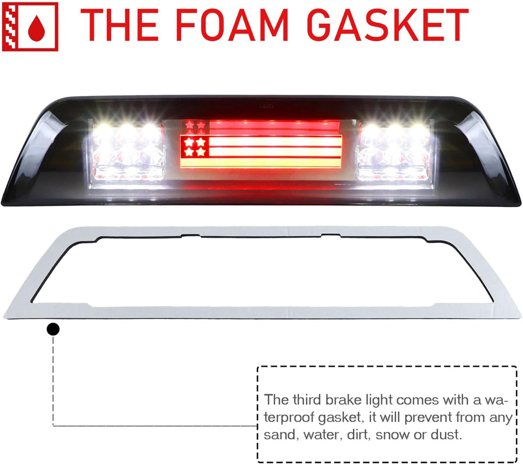 LED 3rd Brake Light High Mount Stop Light Smoke Lens C386304