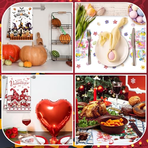 12 Pcs Seasonal Kitchen Towels Set X68732