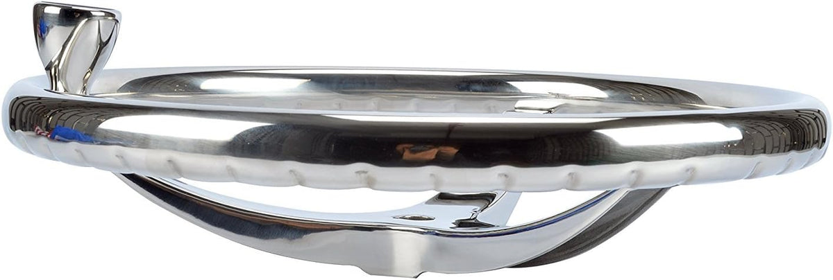 Stainless Steel Boat Steering Wheel 3 Spoke 13-1/2 Dia E37725