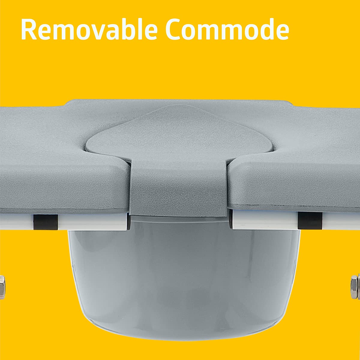 Aluminum Shower Commode Transport Chair, 275 lbs. Capacity P445288
