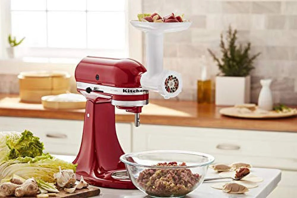 White Food Grinder Attachment R868