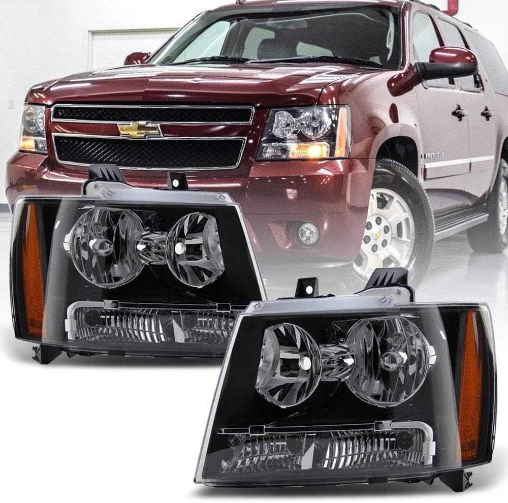 Black Headlights Driver + Passenger Side S299855