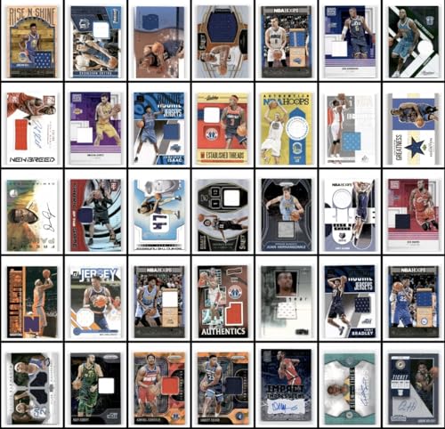 25 Cards Basketball Sports Card Mystery Pack with Autograph or Relic Cards W956