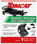 Rodent Station with 4 Bait Securing Rods and 1 Security Key D5011
