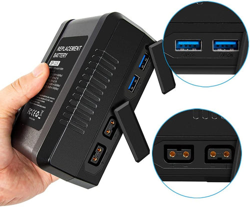 115Wh 7800mAh V Mount Battery with Dual D-Tap & USB Port M8553