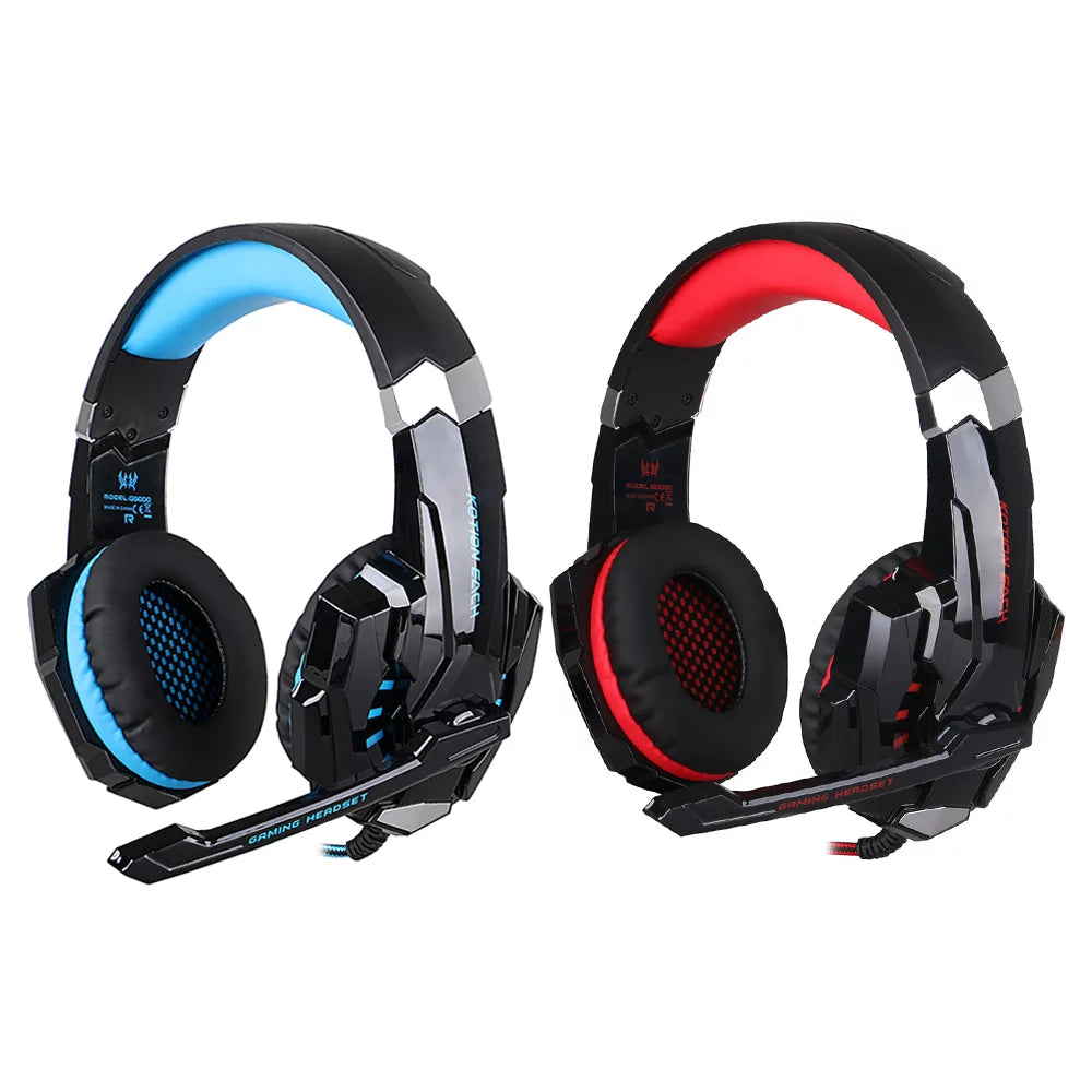 3.5mm Gaming Headphone Over Ear Headset with Mic J29347