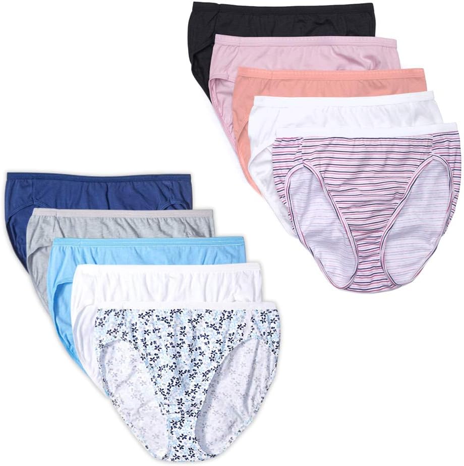 12 Pack Cotton Hi-Cut Panty T779