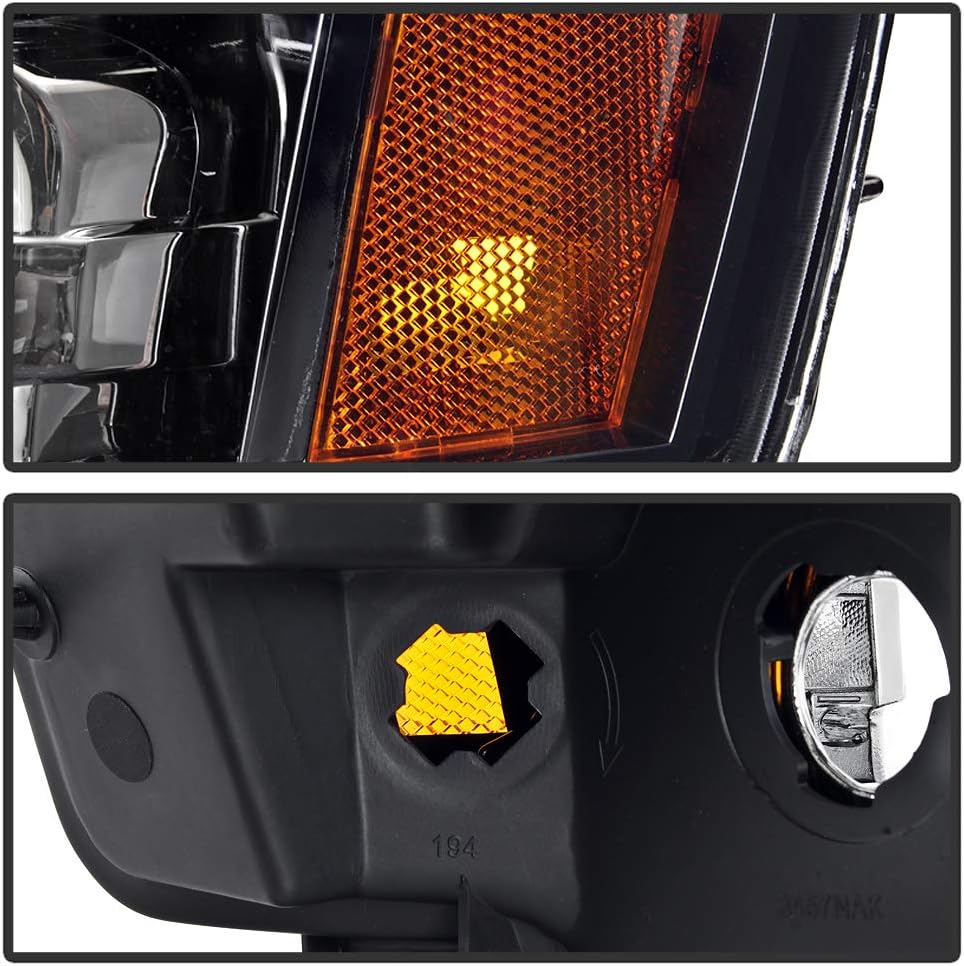 Black Headlights Driver + Passenger Side S299855
