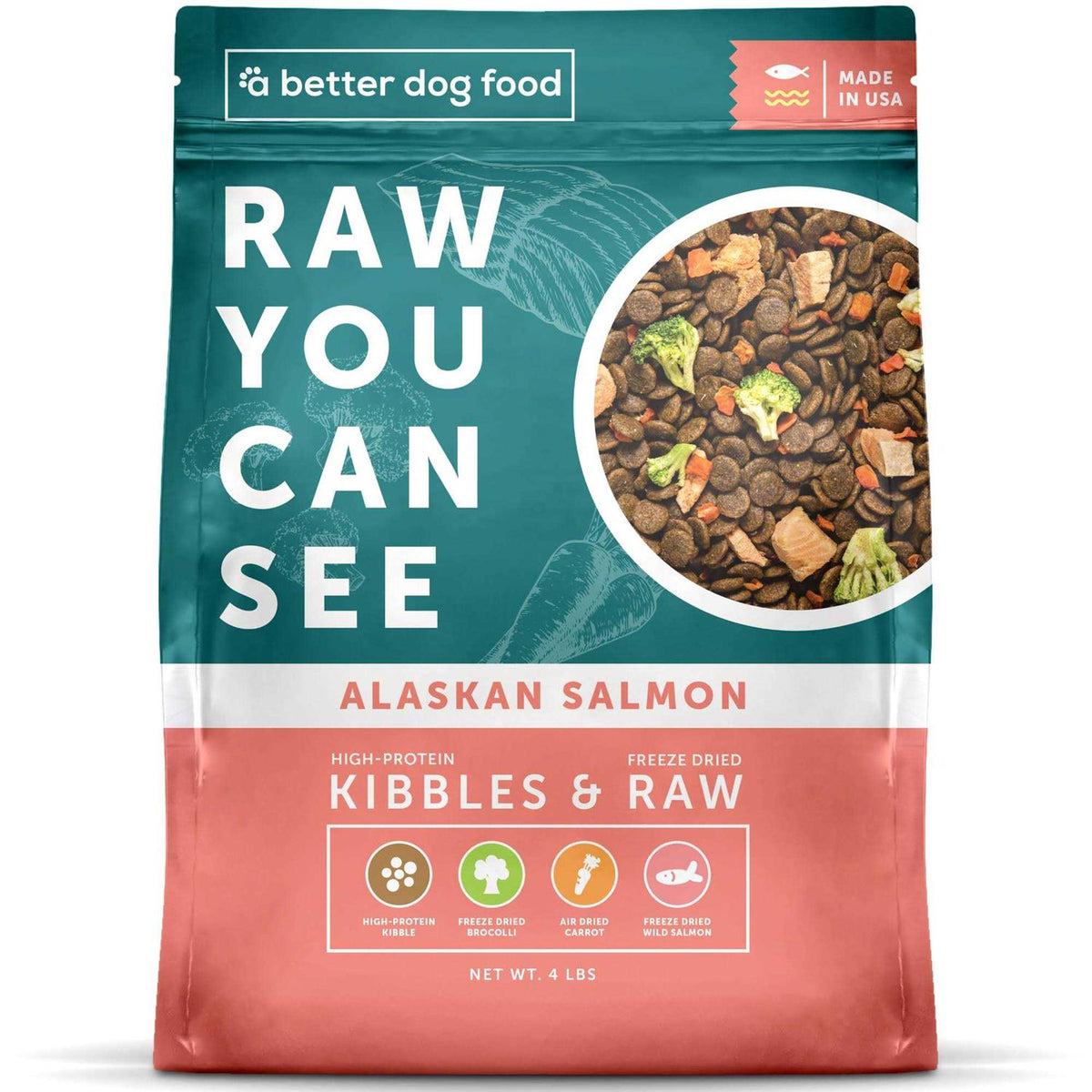 Salmon Raw Dog Food L487