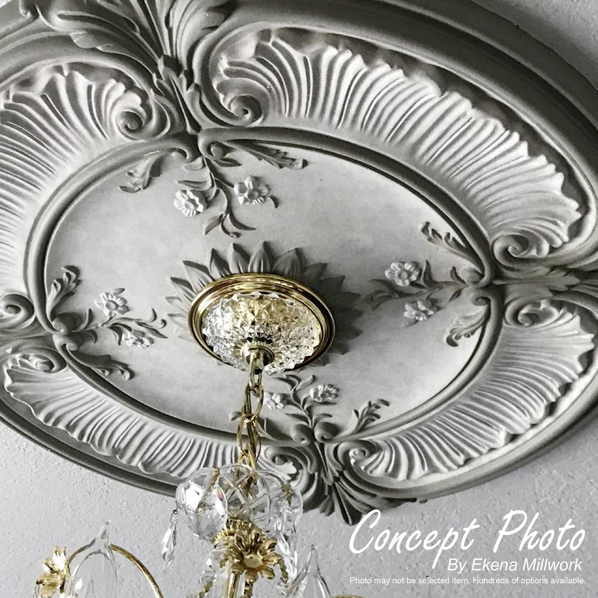 15 7/8 inch x 1 1/2 inch Traditional Ceiling Medallion A596609