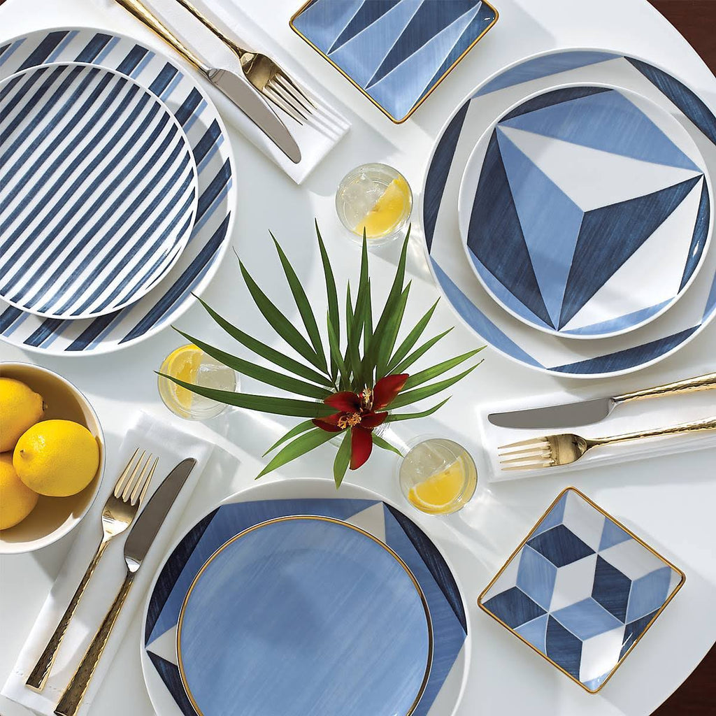 Blue 4 Piece Place Setting T467