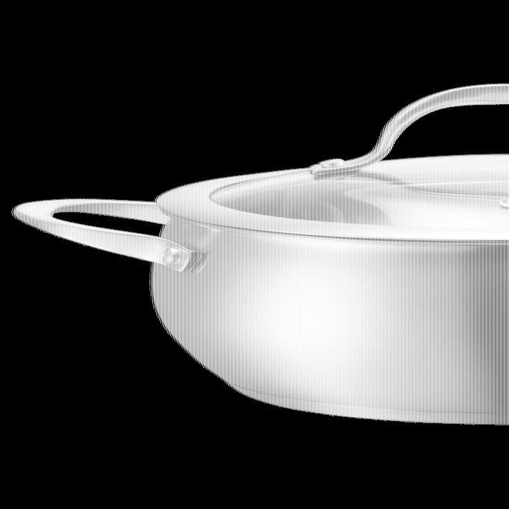 Black Stainless 4-qt Casserole W88677