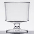 2 oz. Clear Plastic Pedestal Wine Cup Q6972