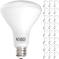 24 Pack BR30 LED Indoor Flood Light Bulbs 5000K Daylight Dimmable F105