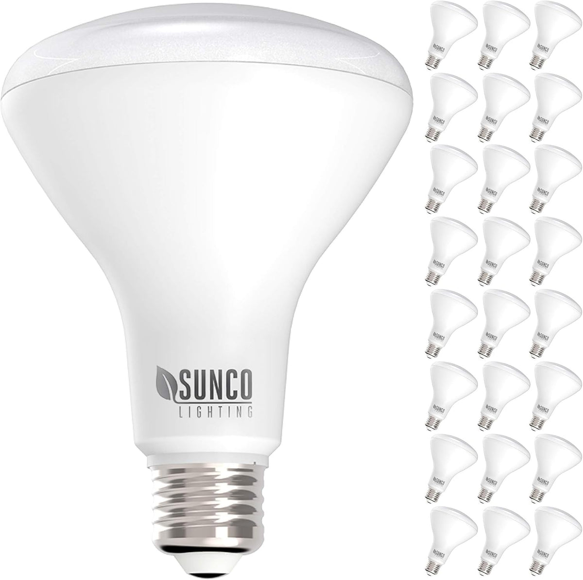 24 Pack BR30 LED Indoor Flood Light Bulbs 5000K Daylight Dimmable F105