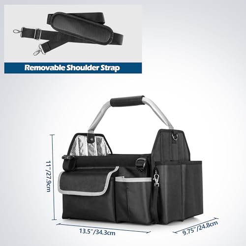 Collapsible Car Care Bag with Handle & Shoulder Strap V9956