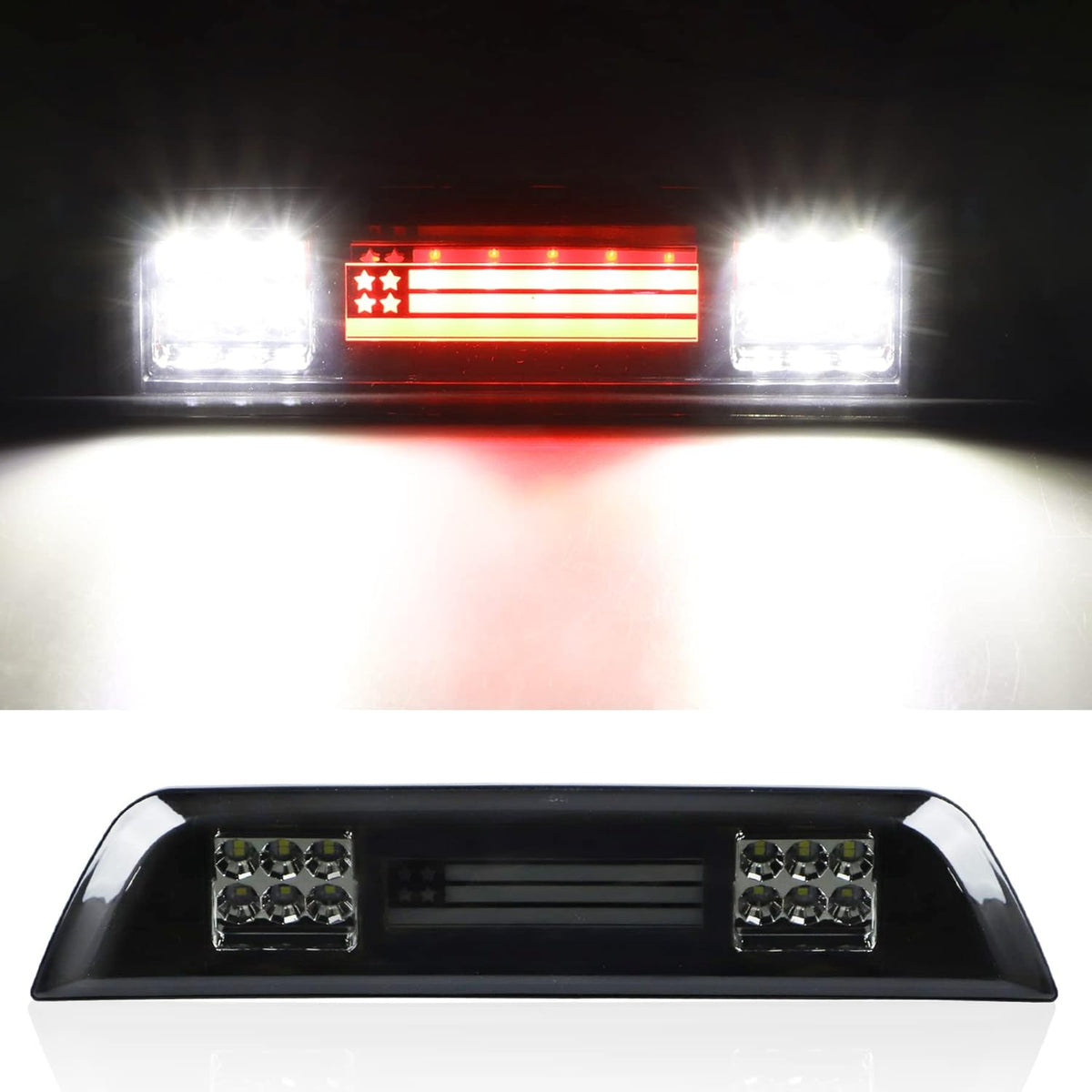 LED 3rd Brake Light High Mount Stop Light Smoke Lens C386304