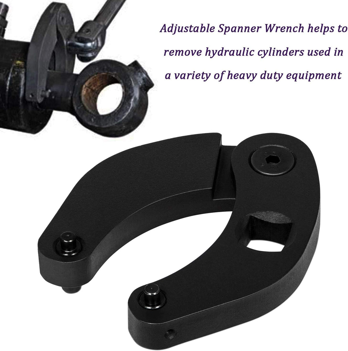 Adjustable Gland Nut Wrench for Hydraulic Cylinders U218