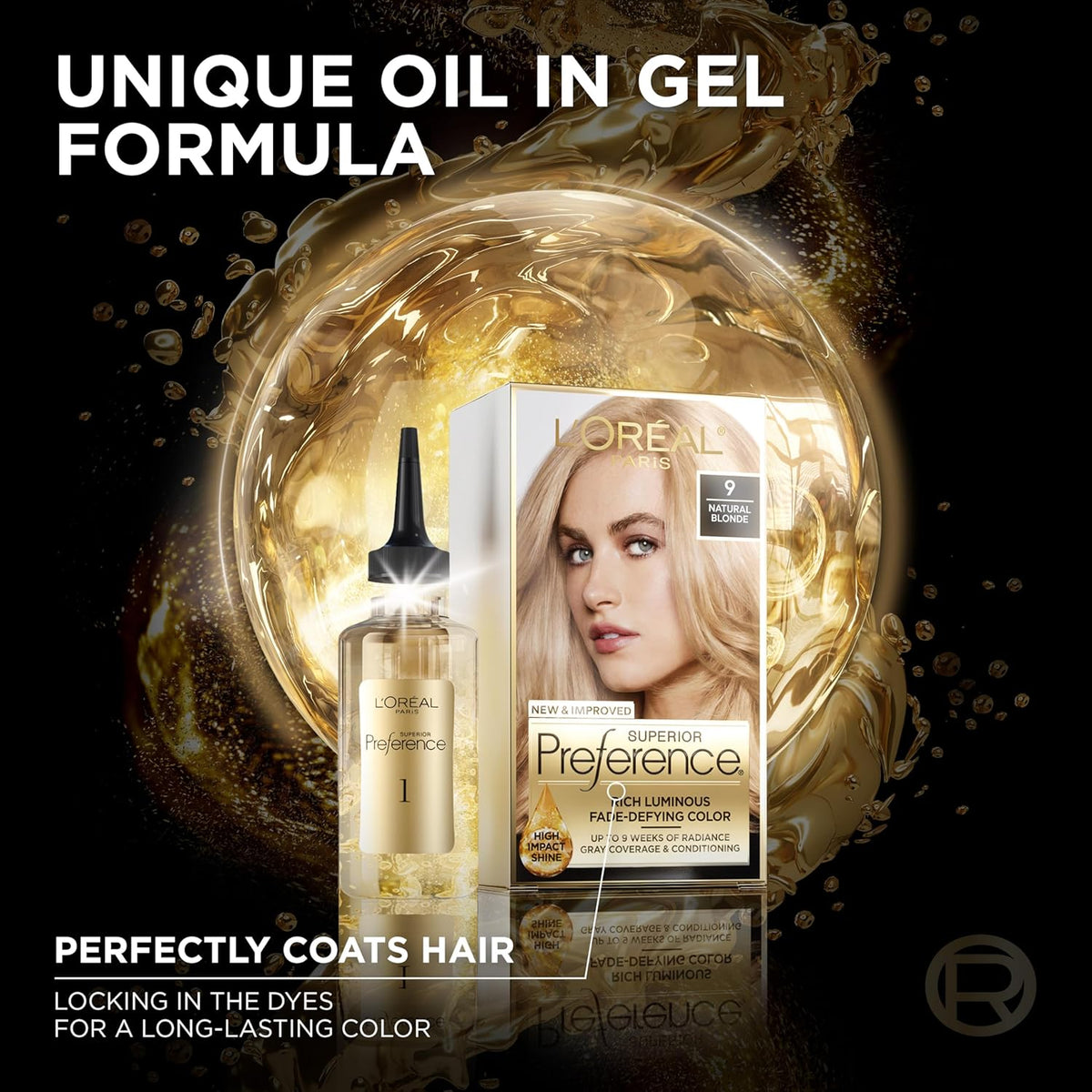 Lightest Golden Brown Permanent Hair Color, Pack of 2 S586813