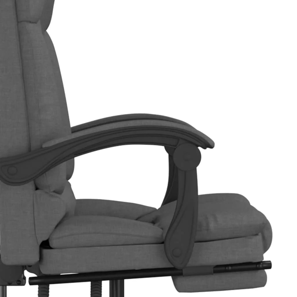 Dark Gray Fabric Reclining Office Chair B37999