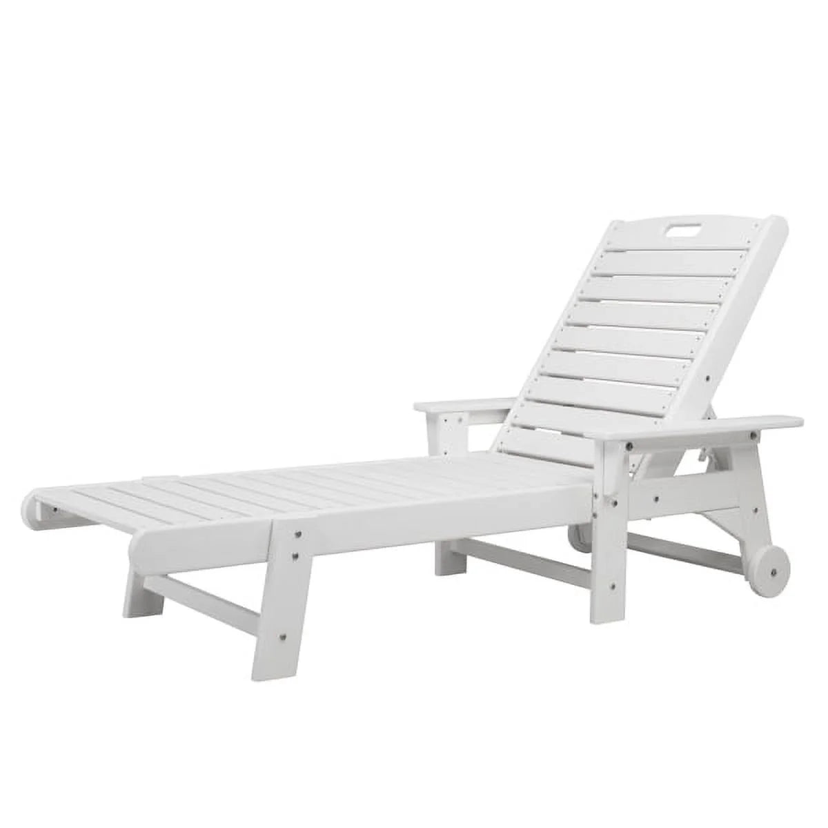White HDPE Adjustable Backrest Lying Bed H669146