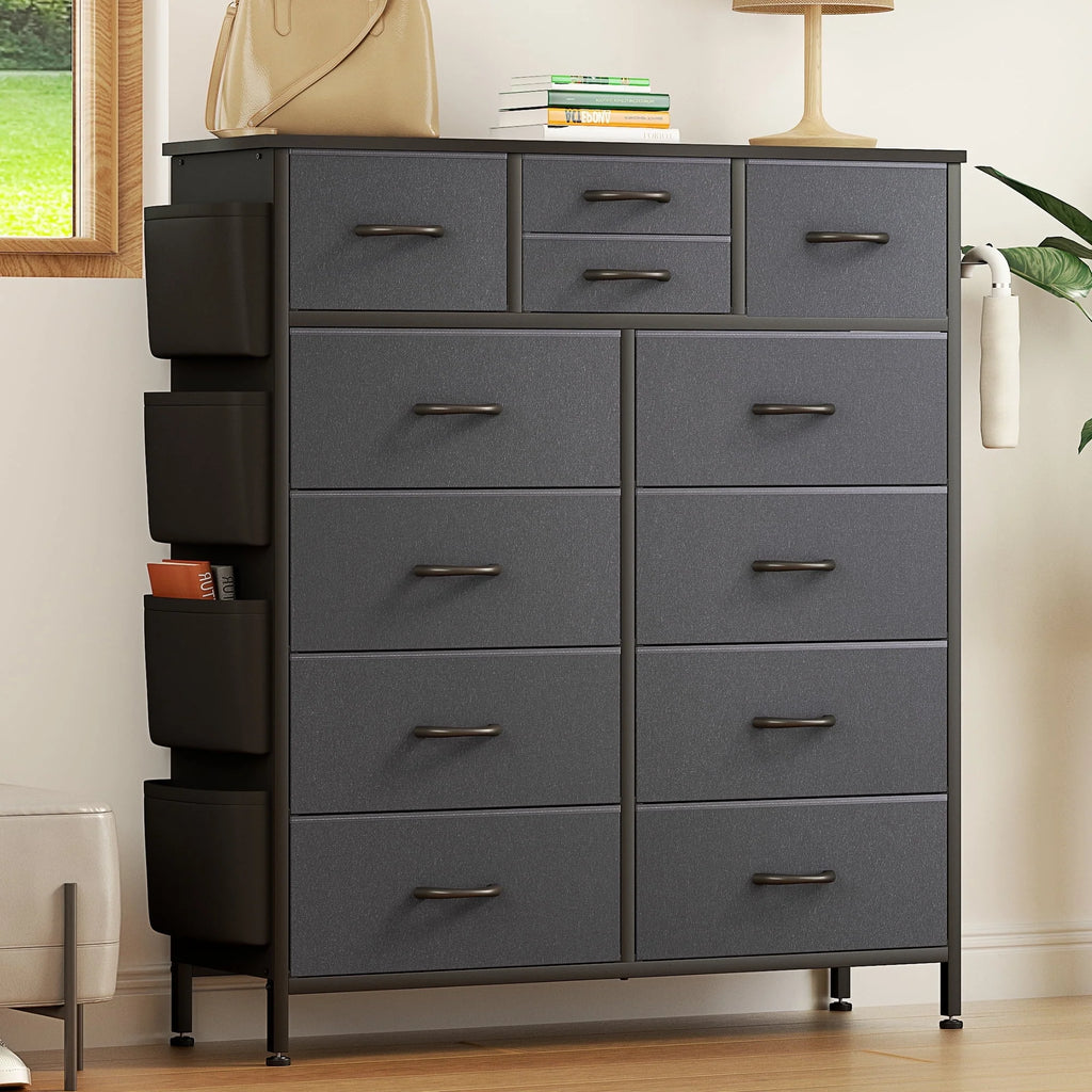 12 Drawer Fabric Dresser N251