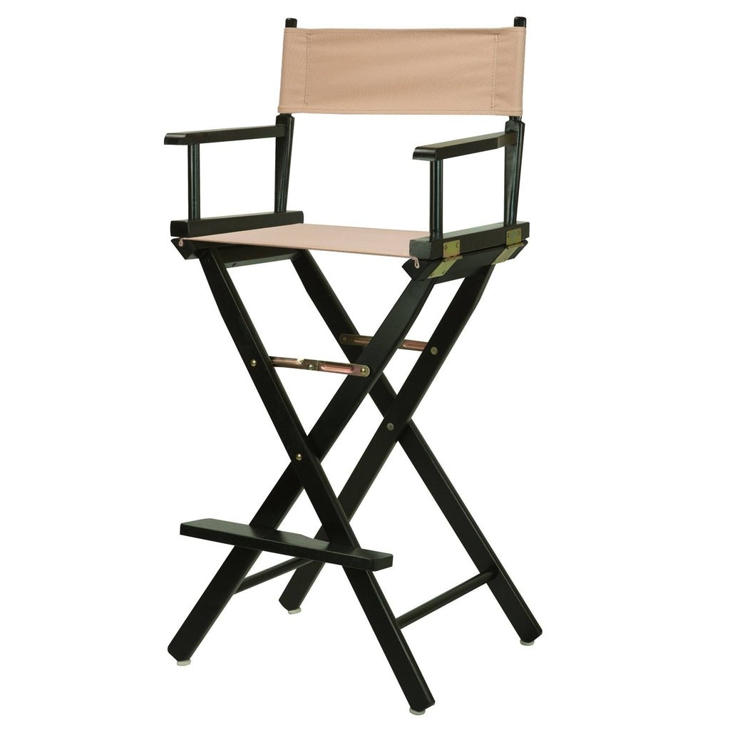 Black Frame Tan Canvas Director's Chair H3225