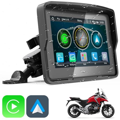 5" IP67 Waterproof Motorcycle CarPlay Screen N814100