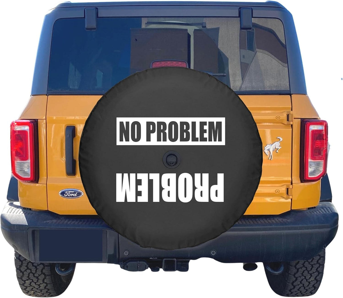33" Soft Tire Cover Compatible with Ford Bronco with Back-up Camera Pack of 2 G419511