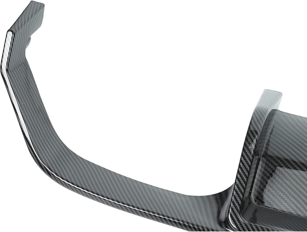 3PCS Rear Bumper Diffuser Carbon Fiber Style F786