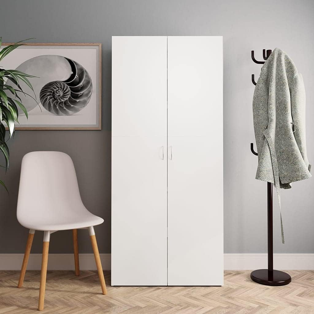 White and Sonoma Oak Shoe Cabinet J66907