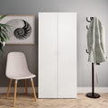 White and Sonoma Oak Shoe Cabinet J66907