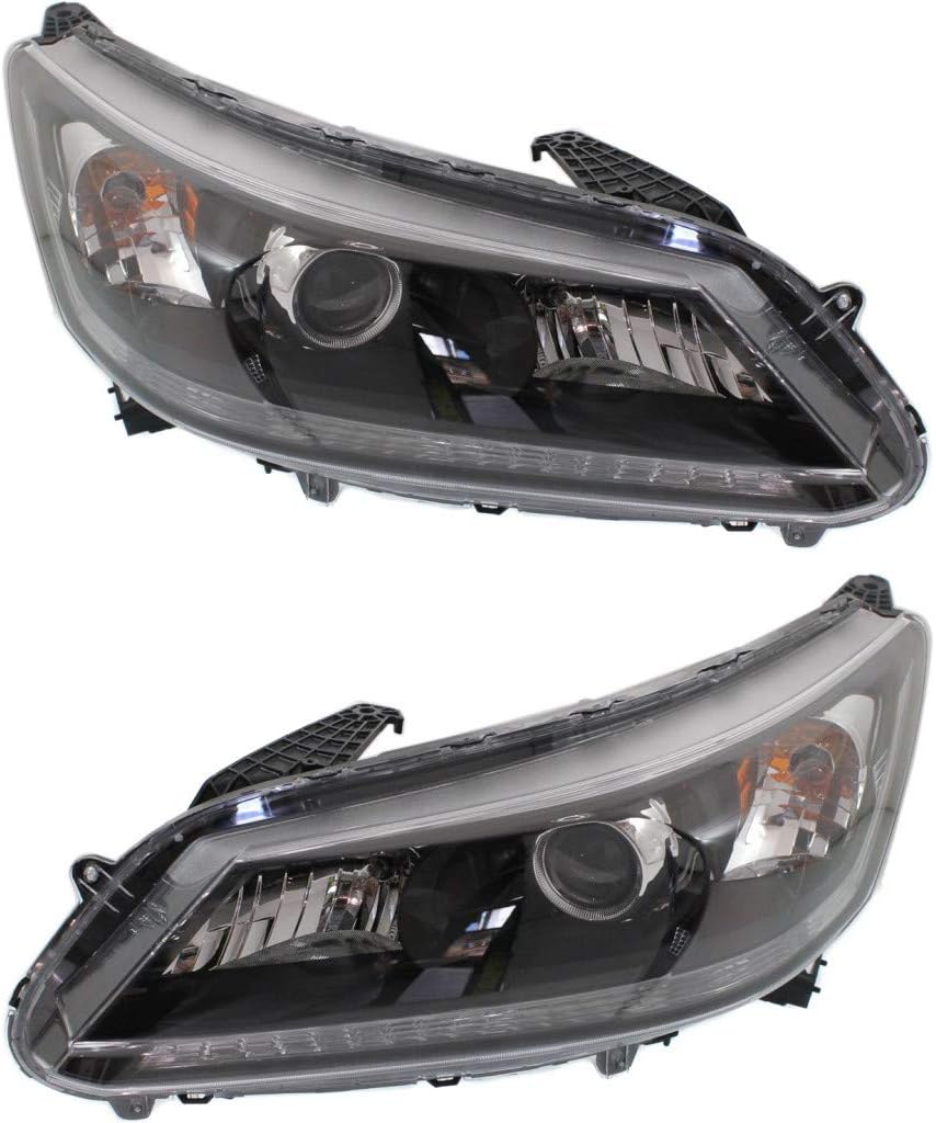Headlight Assembly Pair with Bulbs W32005