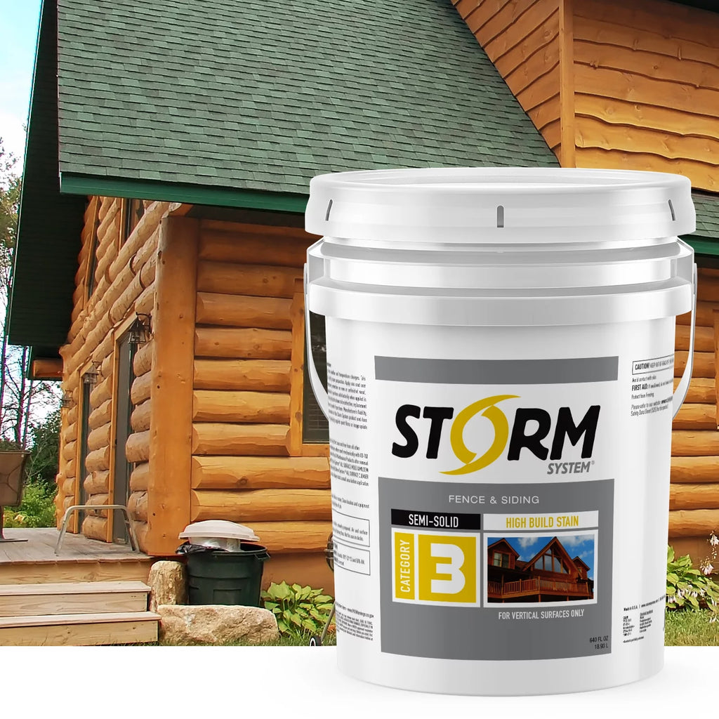 Semi-Transparent Log & Siding Stain + Sealer Teak 1 Gallon Q36614