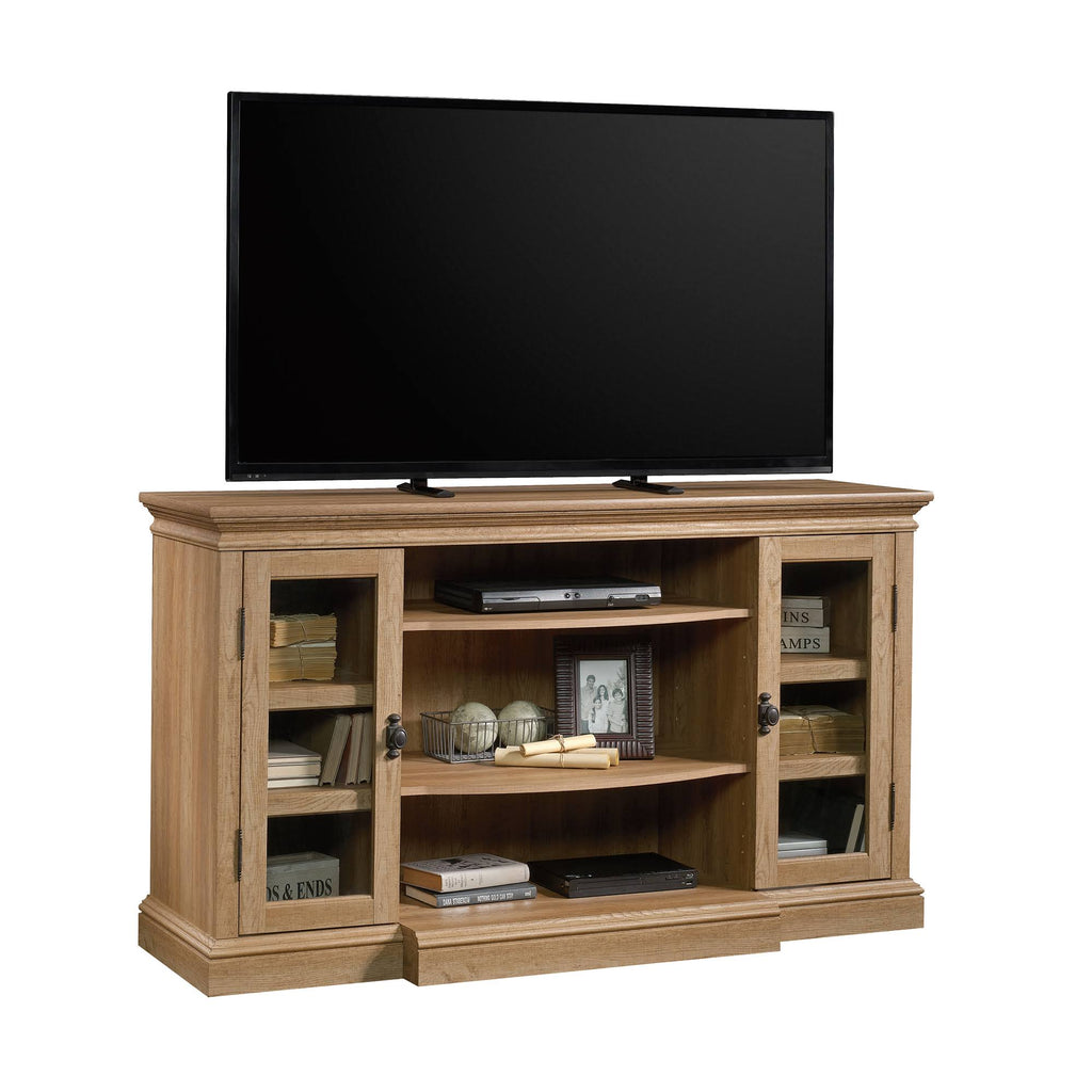 Scribed Oak Entertainment Credenza D78302