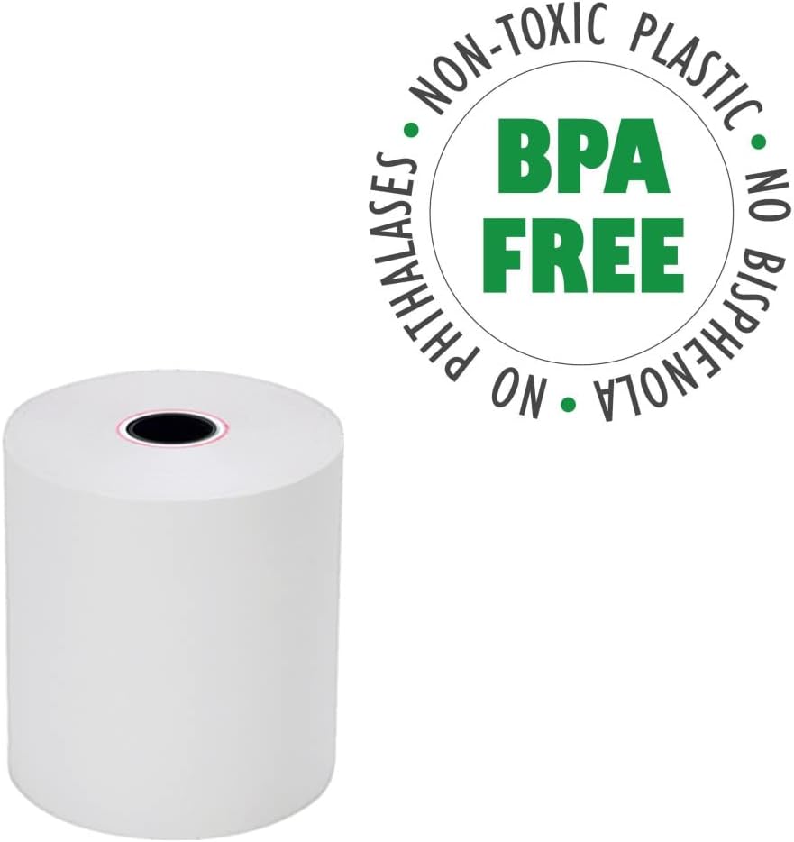 Thermal Paper POS Receipt Paper (50 Rolls) Pack of 2 F21691