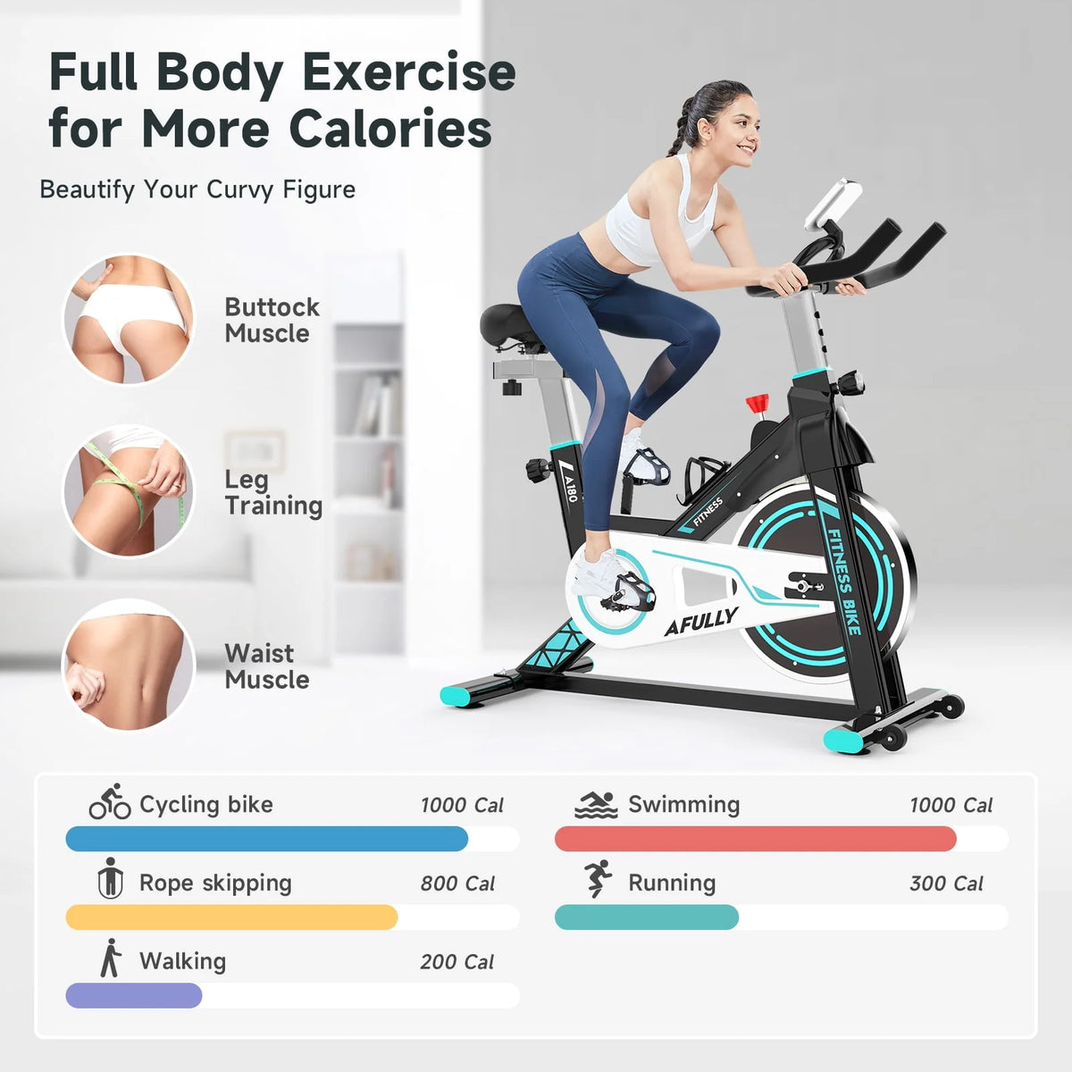 Indoor Cycling Exercise Bike 35 Lbs Flywheel Y3143
