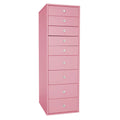 Light Pink 9 Drawer Makeup Vanity Storage N200488