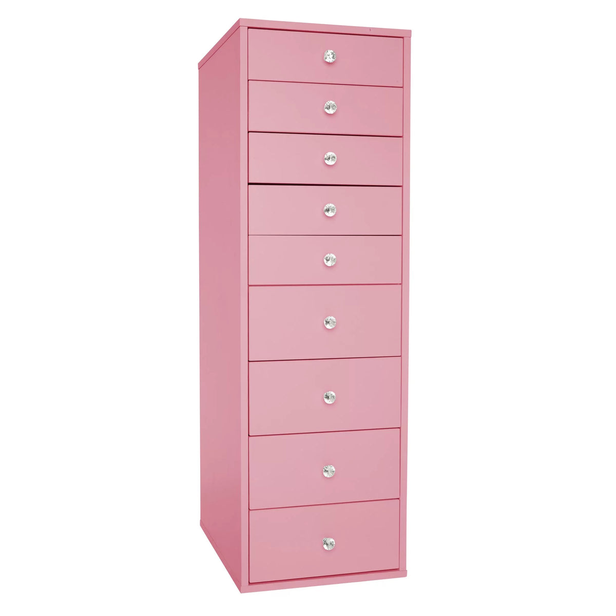 Light Pink 9 Drawer Makeup Vanity Storage N200488